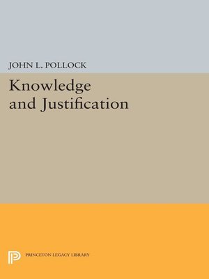 cover image of Knowledge and Justification